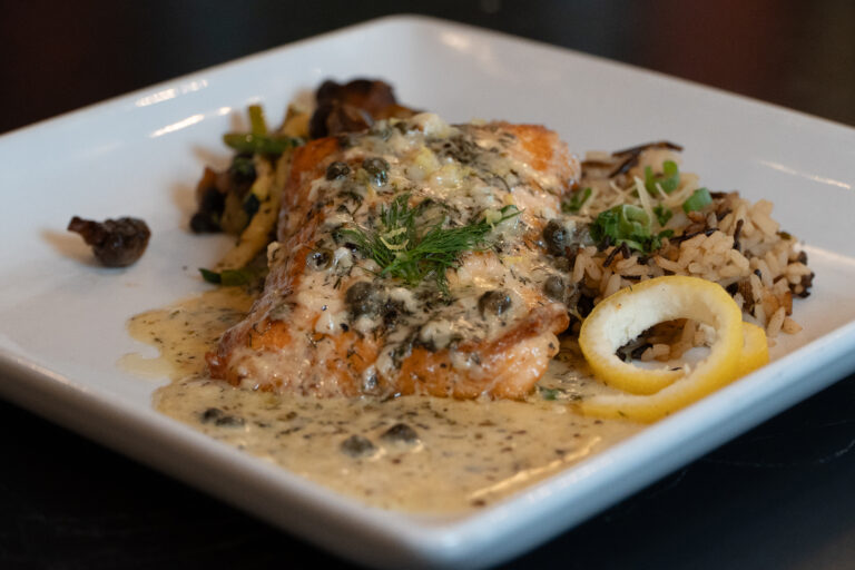 Fish of choice In Lemon Caper Dill
