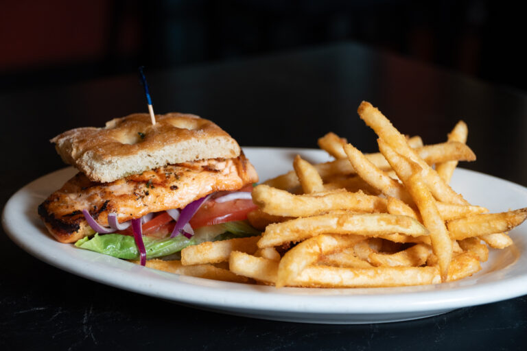 Grilled Salmon Sandwich