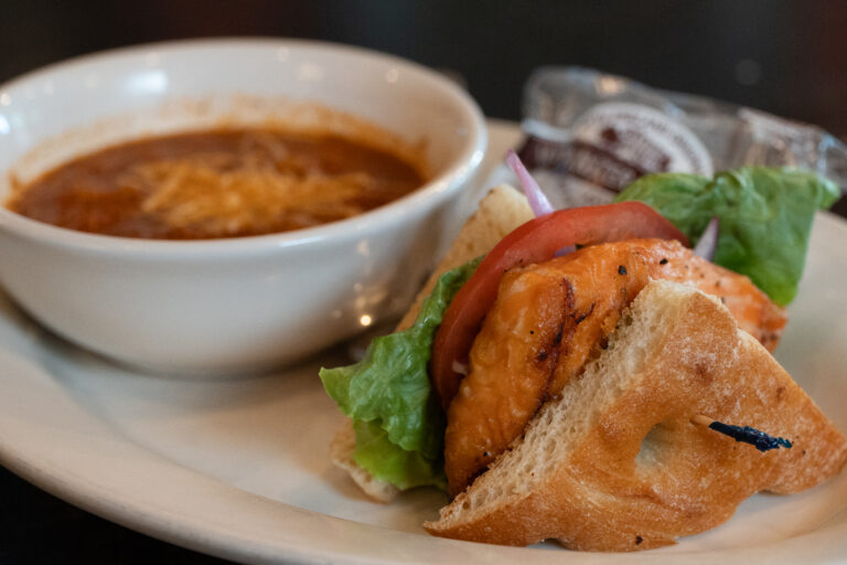 Half Sandwich and Soup